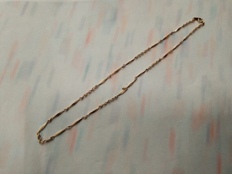 18金 切れネックレス をお買取しました。