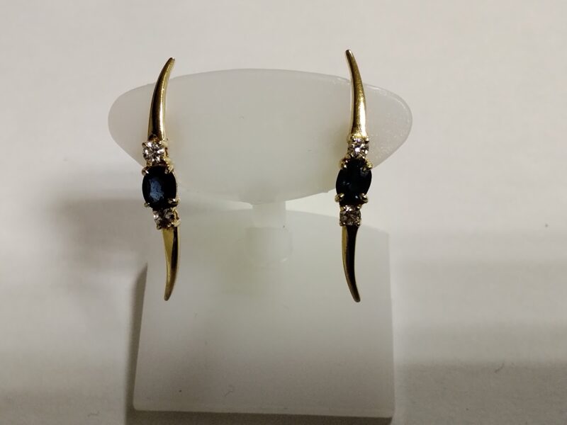 K18 石付き ピアス