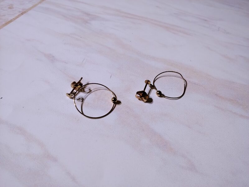 18金　ピアス