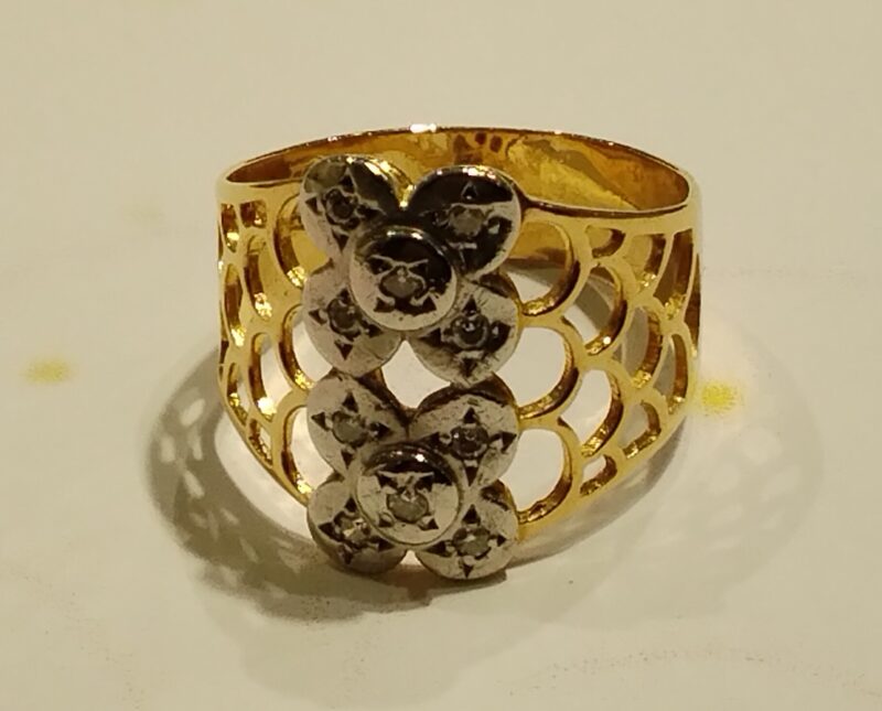 18金プラチナ900リングをお買取しました。