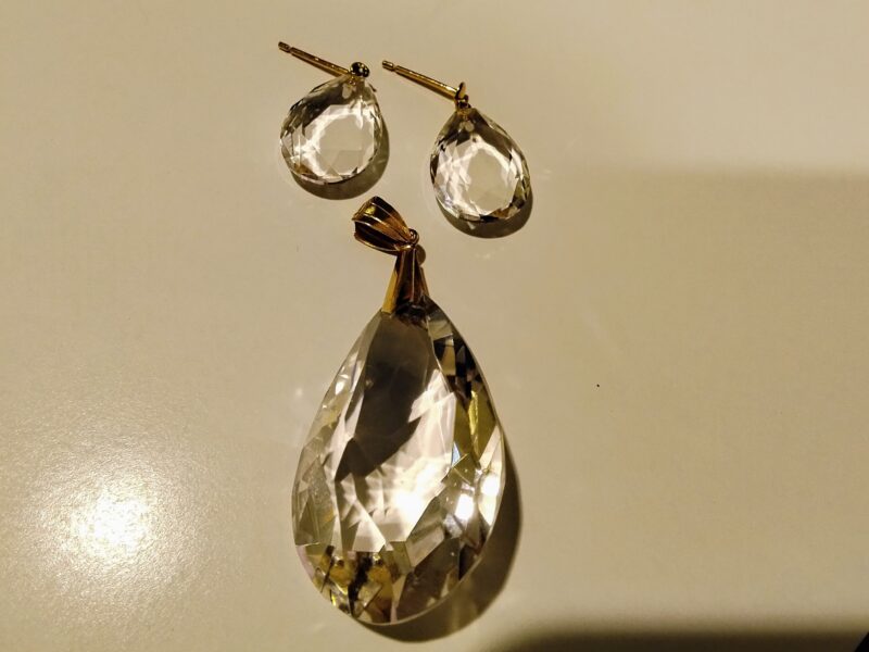 K18ペンダント/ピアスをお買取り致しました。