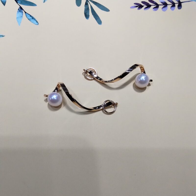パール18金ピアス をお買取りしました