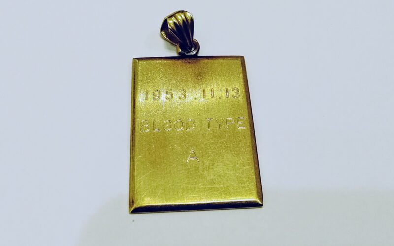 K18 ペンダントトップ プレート お買い取り致しました