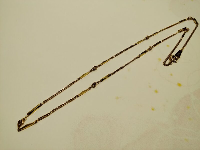 18金ネックレスを お買取しました。