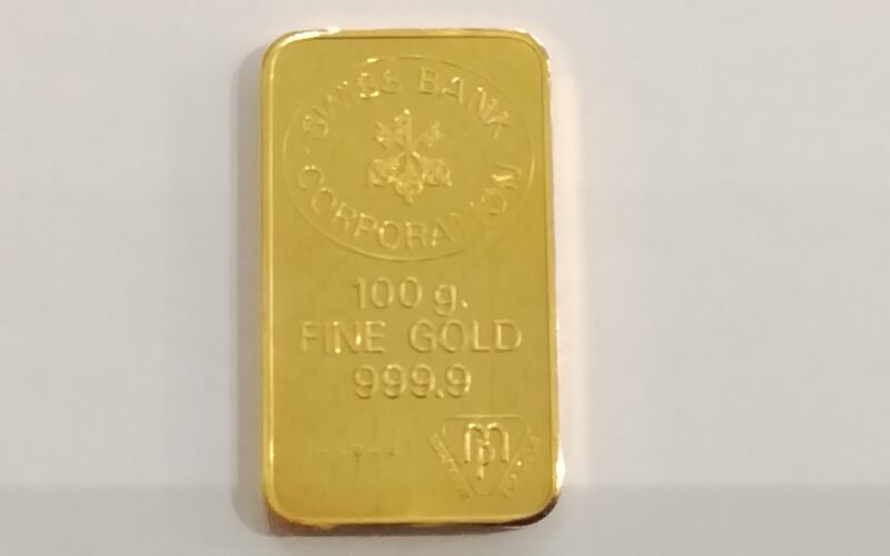 24金 イエローゴールド インゴット をお買取しました。