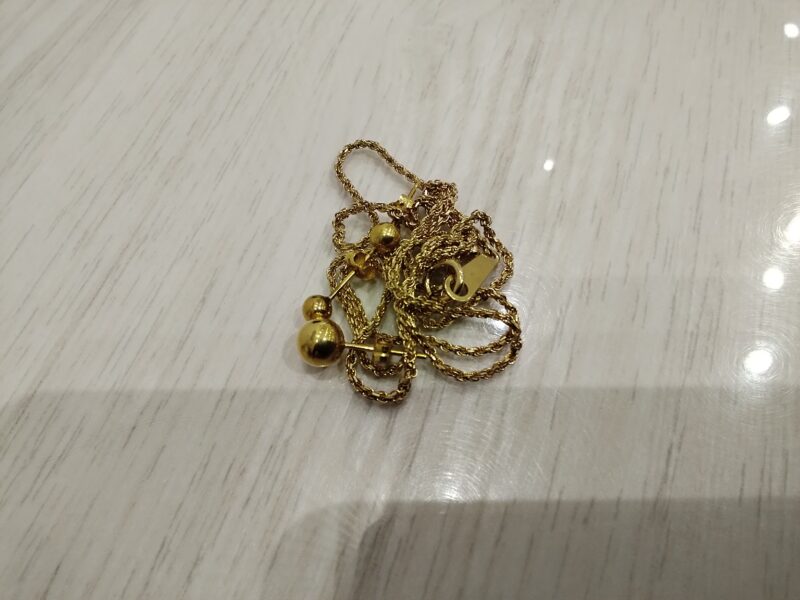 18金 チェーン ピアス をお買取しました