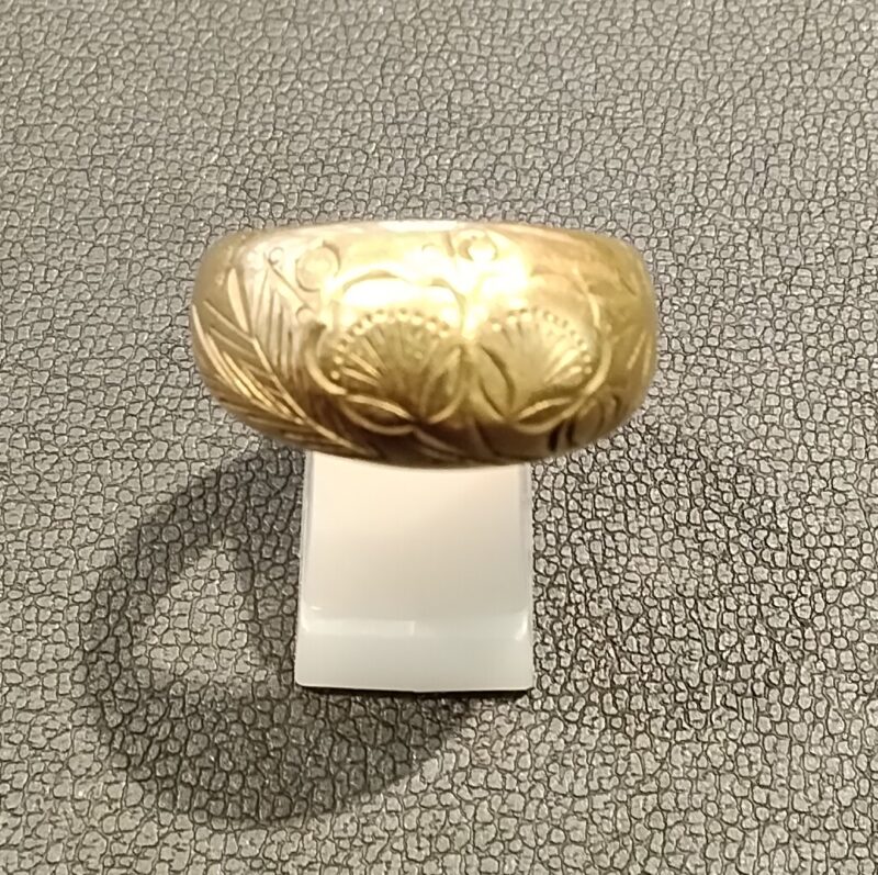 18金　地金　リング