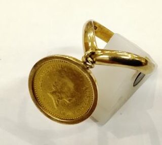 K18/K24ナゲットコイン リング をお買取しました✨