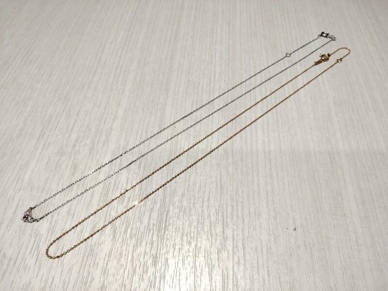 18金 ネックレス 多数 をお買取しました。
