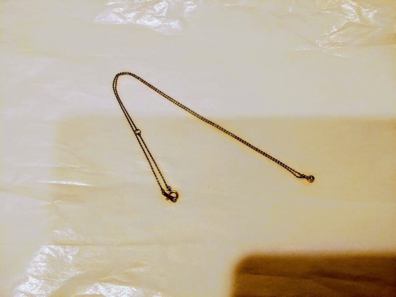 K18ネックレスをお買取り致しました。