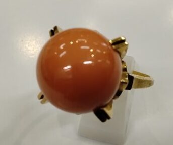 K18 サンゴ リング をお買取しました✨