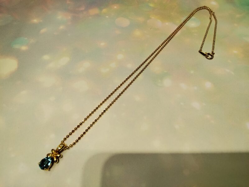 トパーズ 18金イエローゴールドネックレスをお買取りしました✨