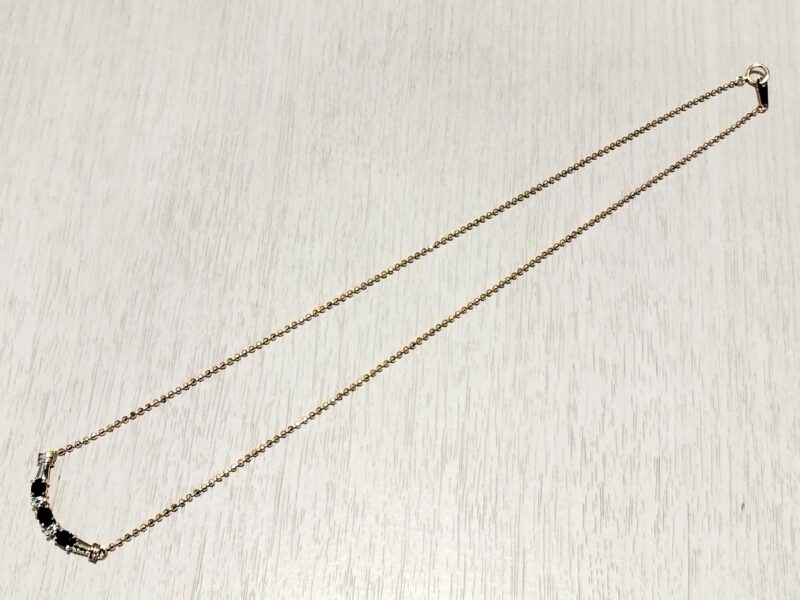 18金 イエローゴールド/10金 ホワイトゴールド ネックレス をお買取しました。