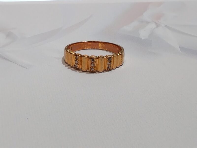 18金 イエローゴールド リング をお買取しました。
