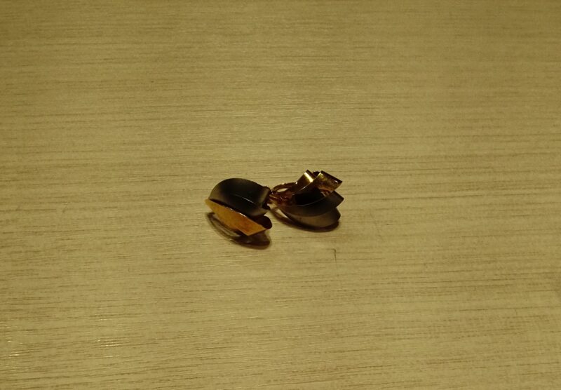 K18/pt900イヤリング、お買取致しました。