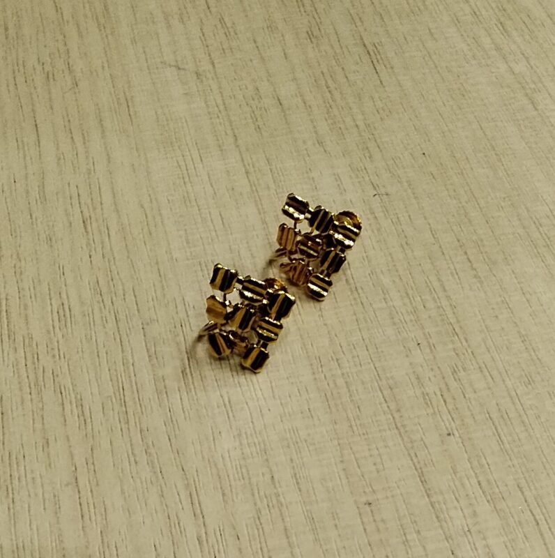 K18イヤリング、お買取致しました。