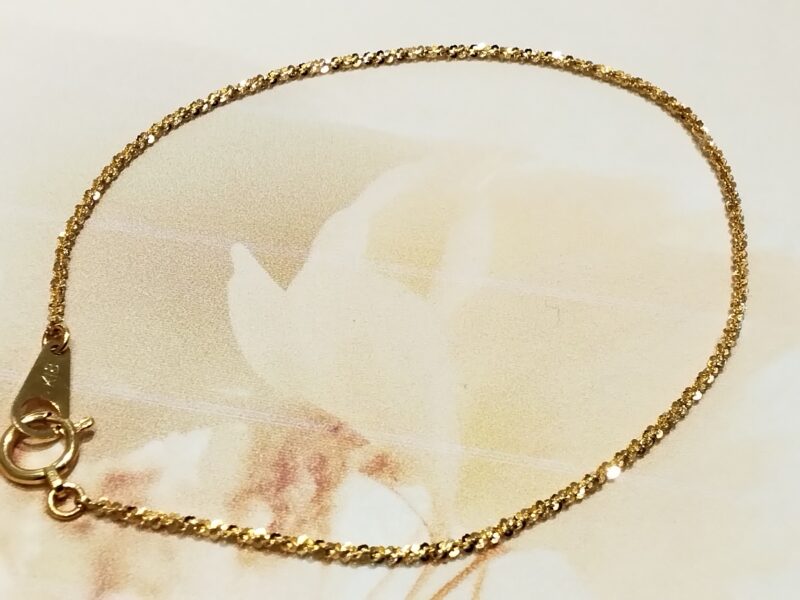 💫K18イエローゴールドブレスレット をお買取りしました💫