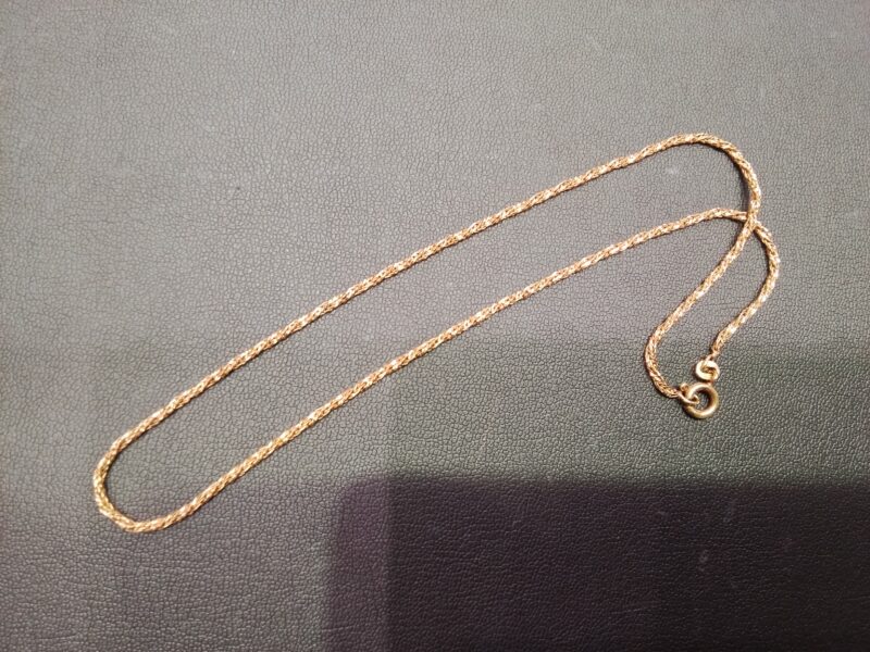 18金　イエローゴールド　ネックレス　をお買取りしました。