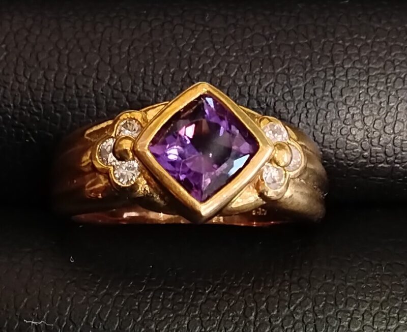 18金　色石　リング買い取り