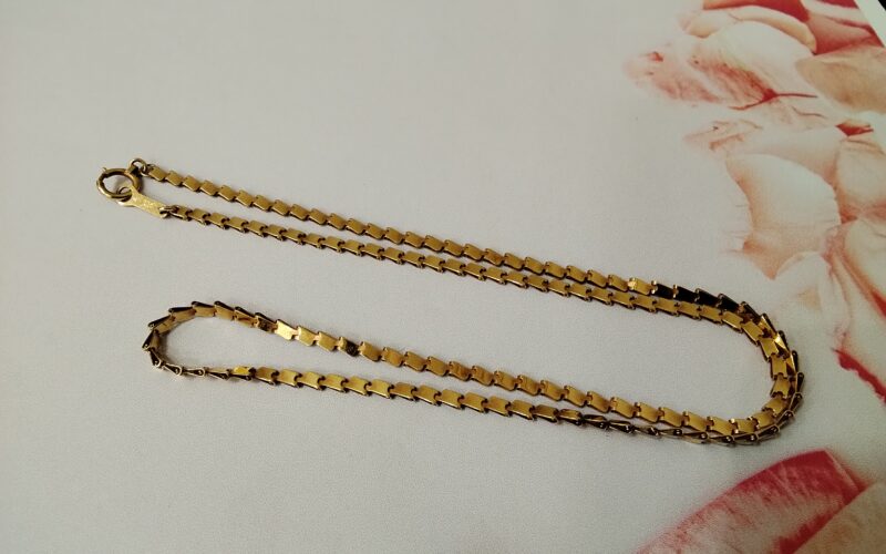 K18 デザインネックレス をお買い取りしました。