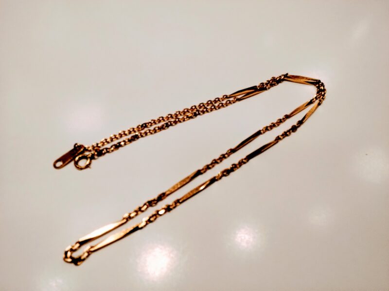 18金 イエローゴールド ネックレス をお買い取りしました。