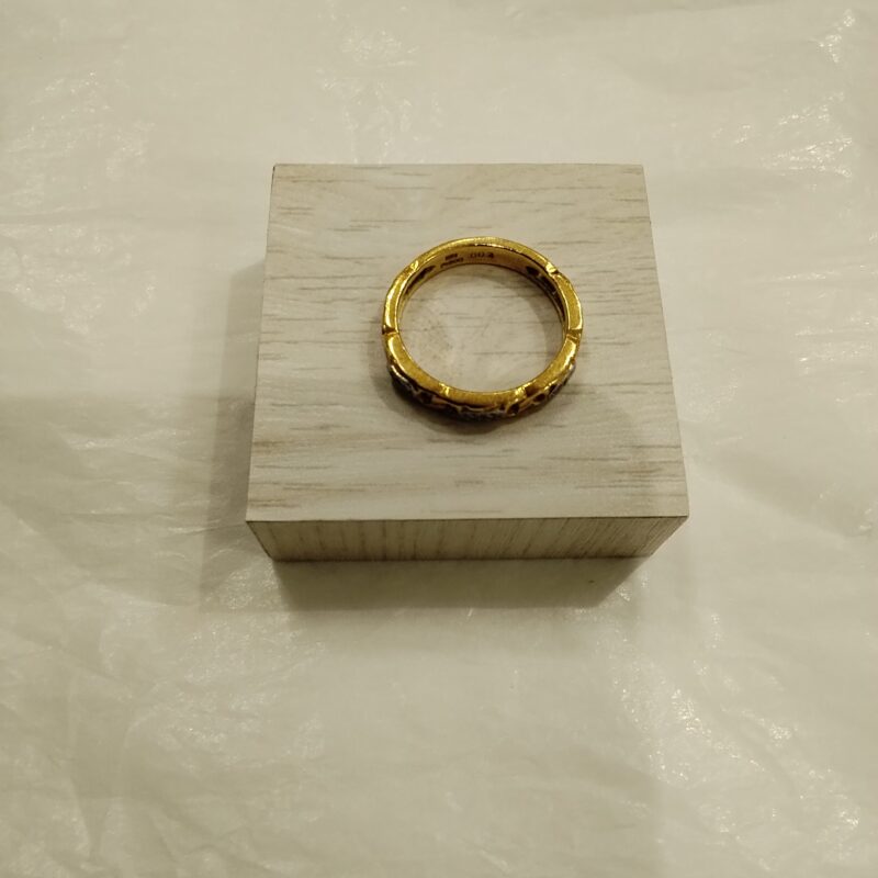 18金のリングをお買取りさせて頂きました。