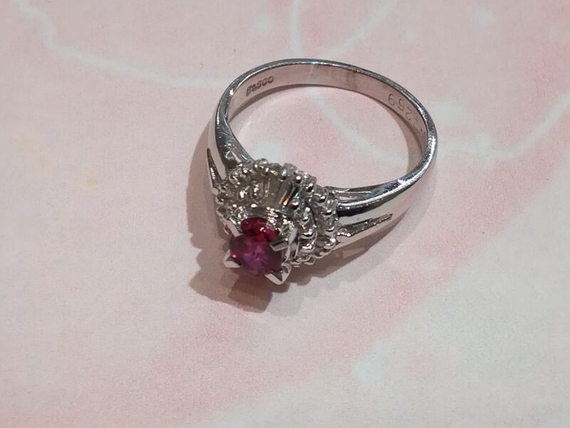 18金 ダイヤモンド ルビー リング をお買取しました。