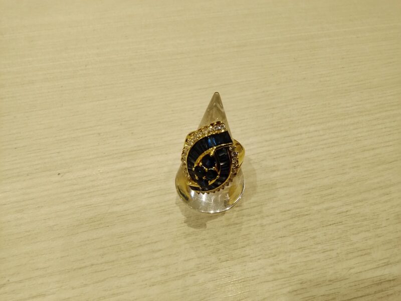 18金 サファイア リング をお買取しました