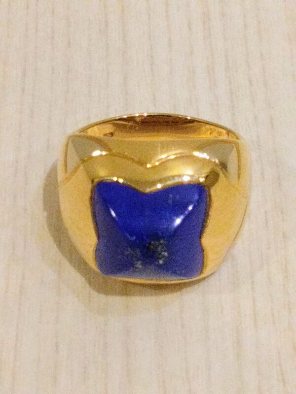 BVLGARI ピラミデ ラピスラズリ K18 リング 買取り致しました。