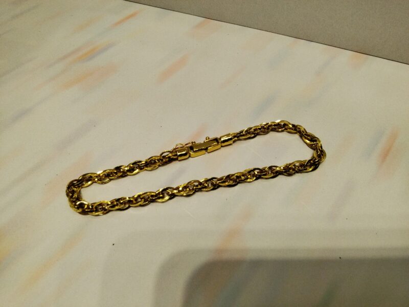 18金 イエローゴールド ブレスレット をお買取りしました
