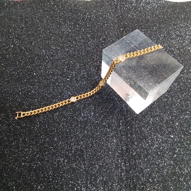 18金 透明石付 ブレスレット をお買取しました✨