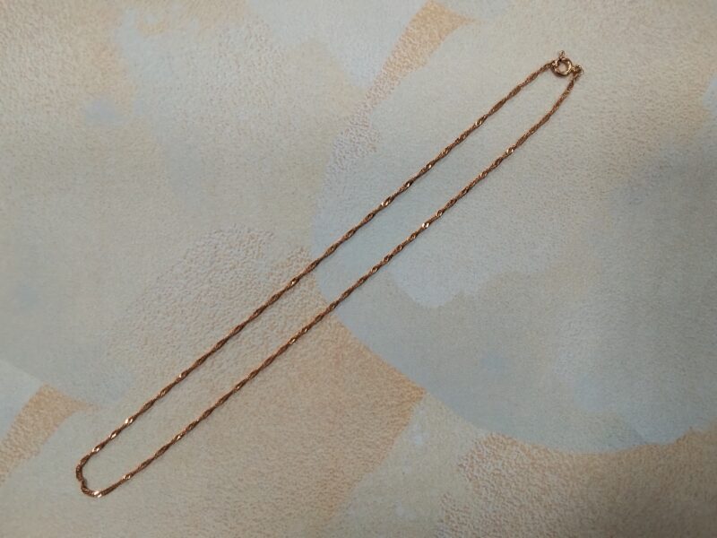 22金 ネックレス をお買取しました。