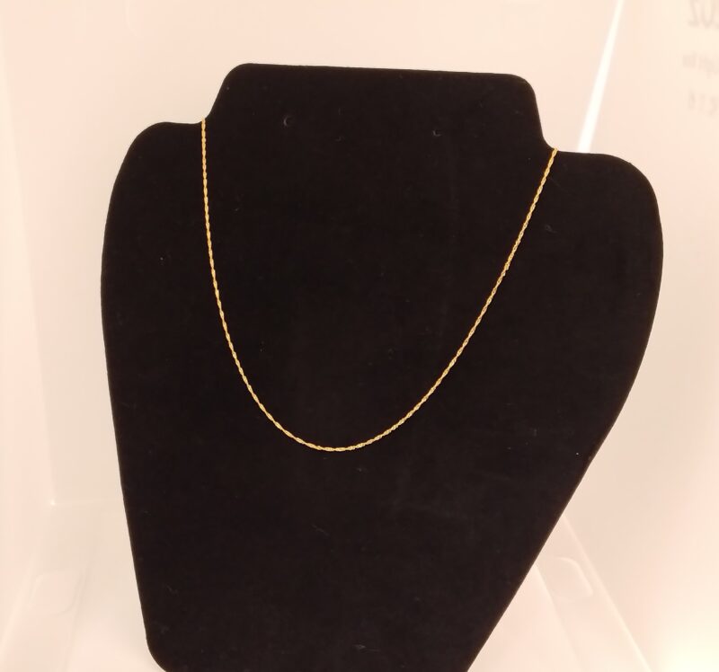 18金 ネックレスをお買い取りしました。