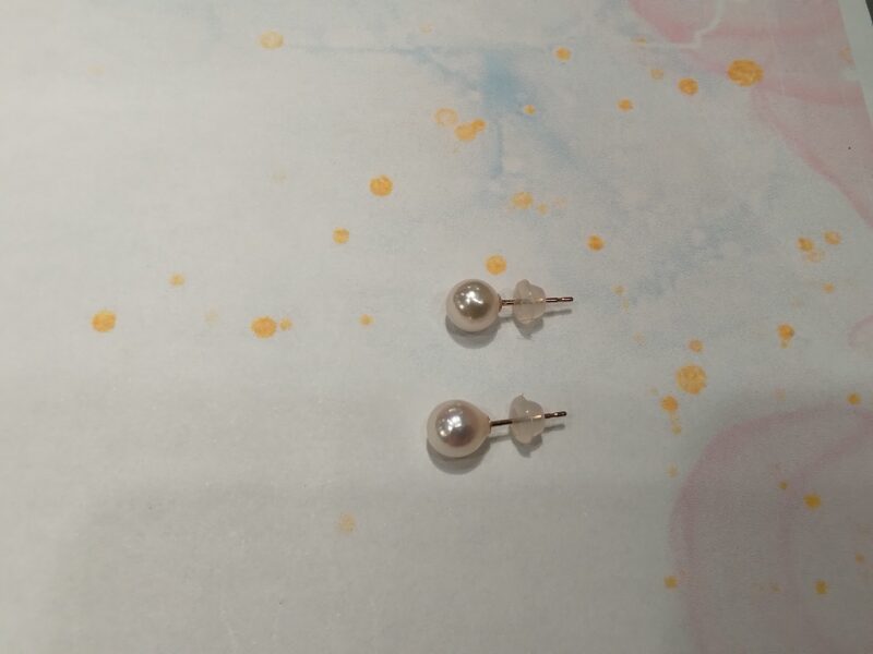 パール 18金 ピアス をお買取りしました