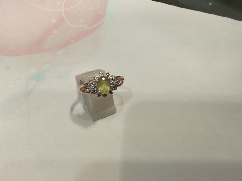 黄色石 10金 リング をお買取りしました