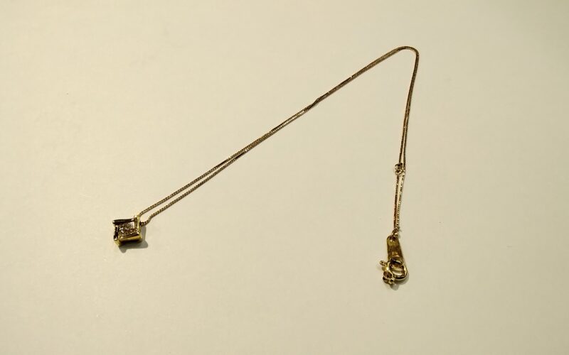 18金 プチネックレス をお買取しました。