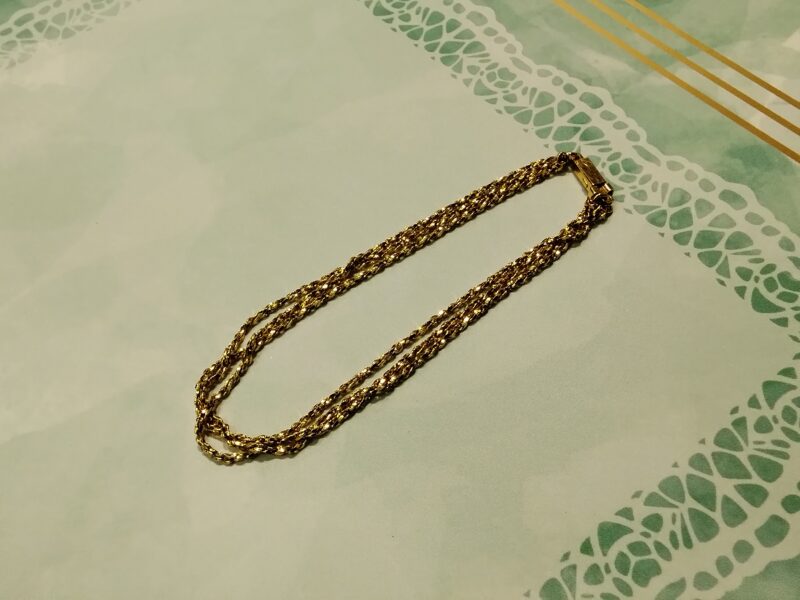 18金 ブレスレット をお買取しました。