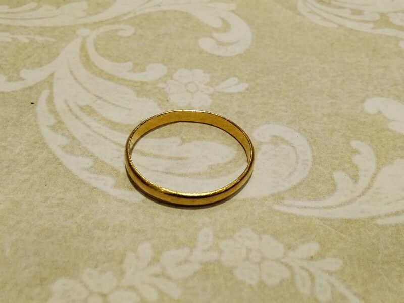 18金 リング をお買取しました。