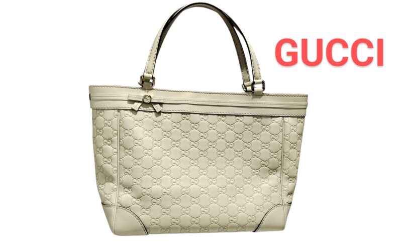 GUCCI シマ トートバッグ をお買取しました。