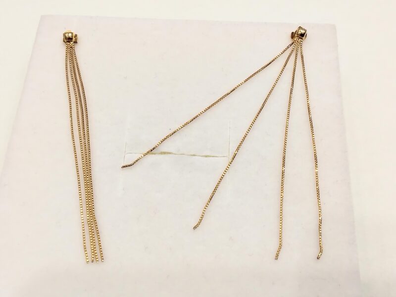 18金 イエローゴールド ピアス をお買取しました。