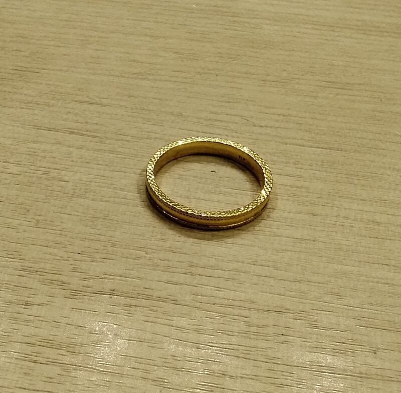K18リング、お買取致しました。