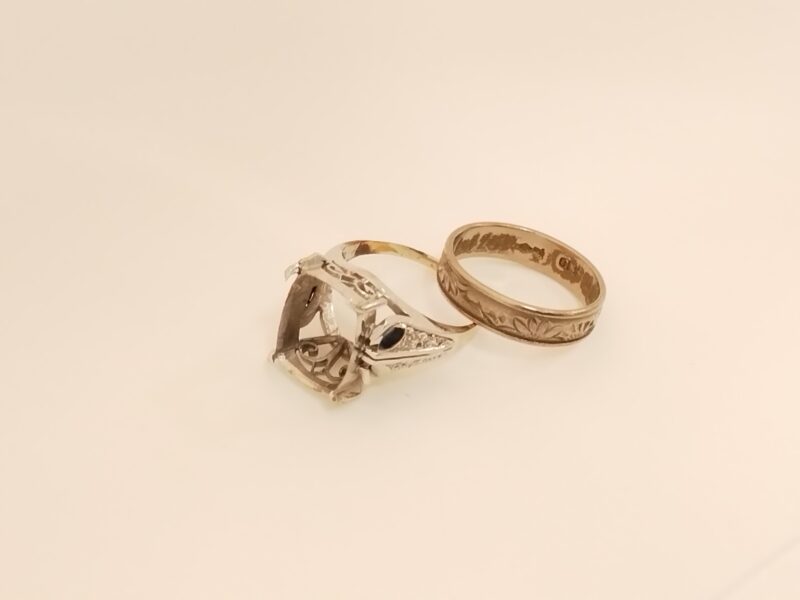 14金製品 ホワイトゴールド リングをお買い取り致しました。