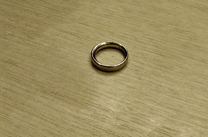 Pt950リング、お買取致しました。