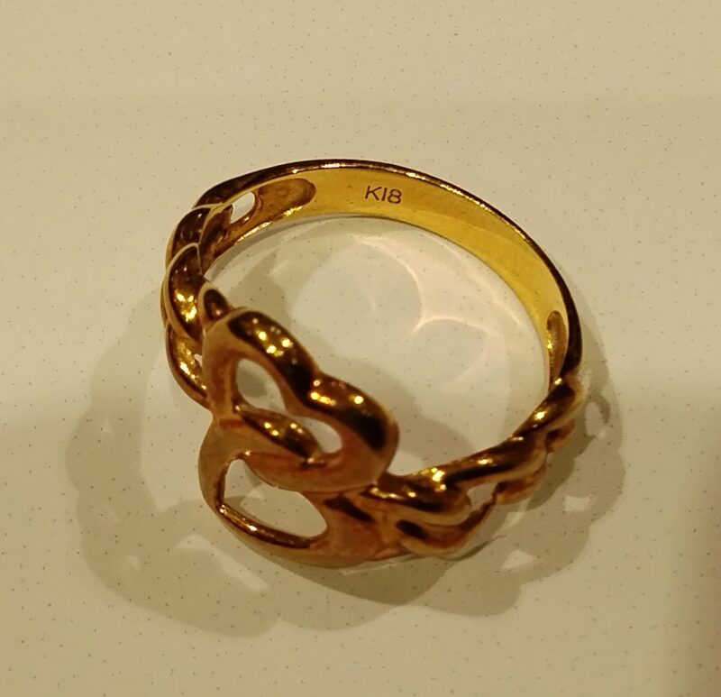 18金リングをお買取り致しました。