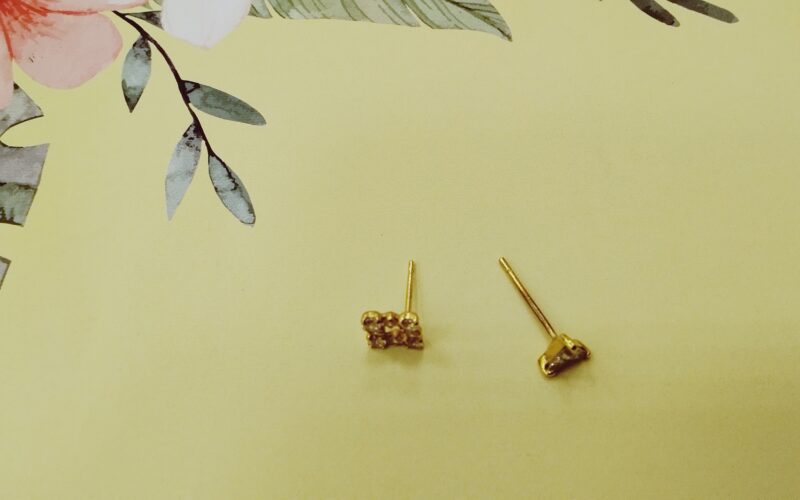 18金 ピアス をお買取りしました。