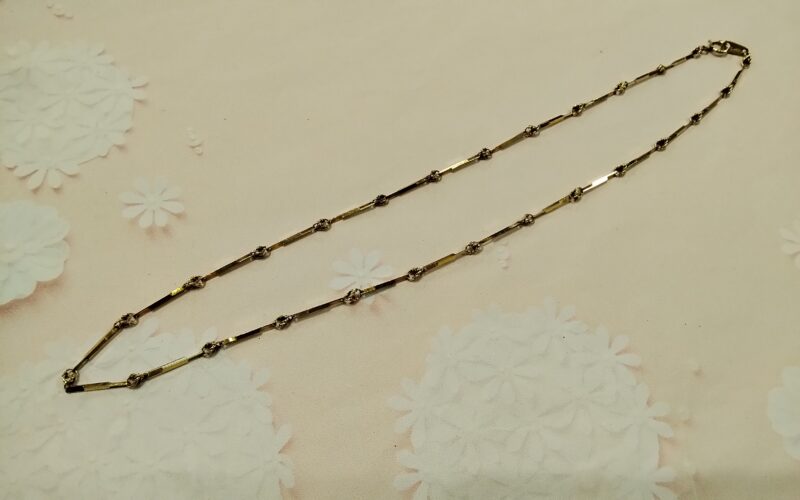 18金ネックレスお買い取りしました