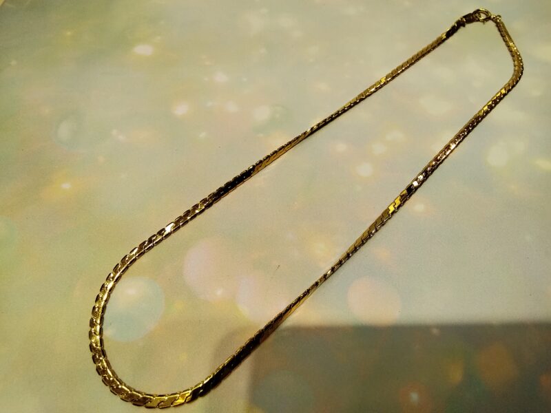18金イエローゴールドネックレスをお買取りしました✨