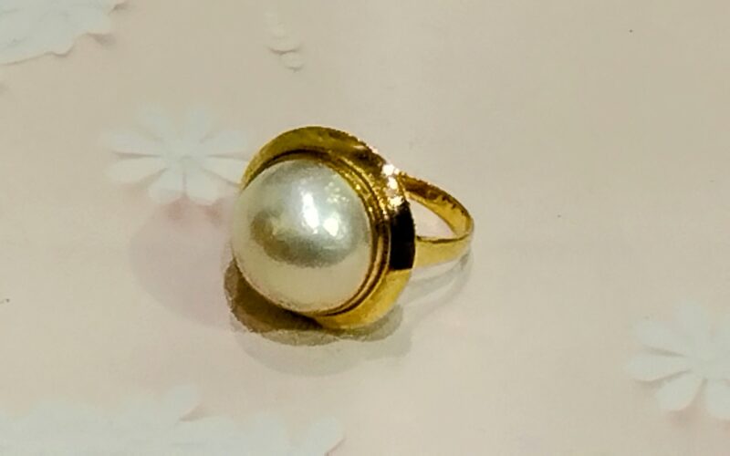 K18 マベパールリングをお買取致しました。