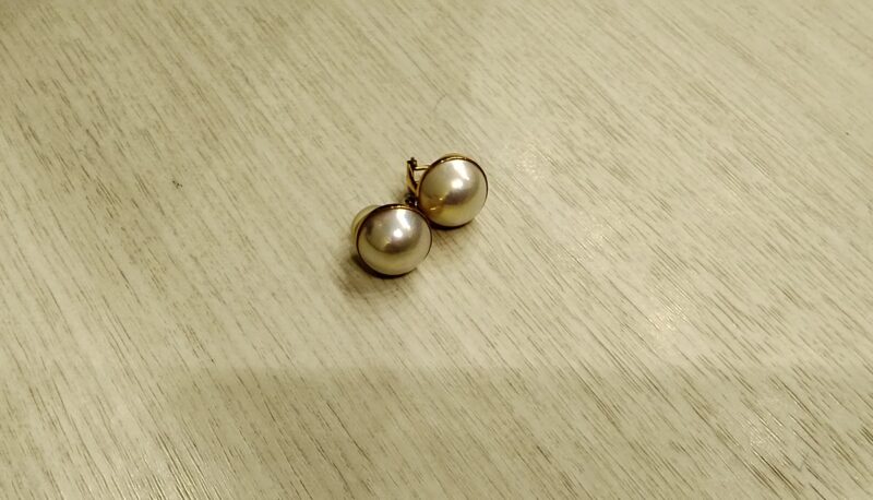 K18イヤリング、お買取致しました。