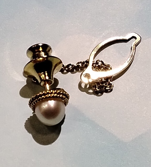 K18 パール付き タイピン お買取致しました🌟